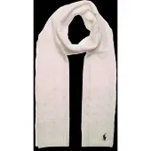 Ralph Lauren for woman. 455956296002 Cream white cashmere and wool scarf (OSFA), Casual