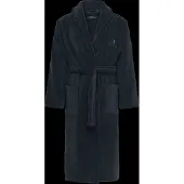 Ralph Lauren for man. 714899683009 Navy shawl collar fleece dressing gown (L-XL), Homewear, Cotton