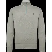 Ralph Lauren Luxury Jersey Quarter-Zip Pullover - Green - L