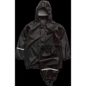 CeLaVi Basic Rainsuit, Pu - Black - 86-92