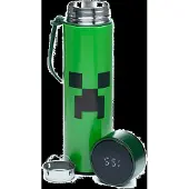 Puckator Hot & Cold Digital Thermometer Bottle - Green - ONE SIZE