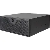 Silverstone RM44, räkkiasennettava serverikotelo, 4U, musta