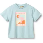 Wheat T-Shirt S/S Mirsa - Blue - 116