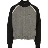 Another Cotton Lab Another Zip Neuletakki musta, L