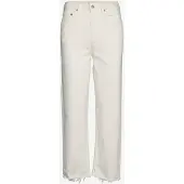 Levi's Farkut 'Ribcage Straight Ankle Jeans' valkoinen denim