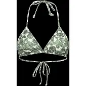 Rosemunde Triangle Bikini Top - Green - XL
