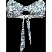 Rosemunde Rwshiitake Bandeau Bikini Top - Blue - L
