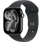 Apple Watch Series 11 GPS 46 mm peilimusta alumiini, musta urheiluranneke - S/M