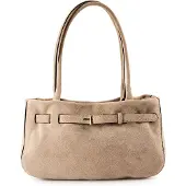 Abro Jill Olkalaukku Nahka 32 cm Beige