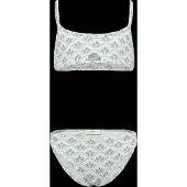 Mango Printed Bikini - Green - 116