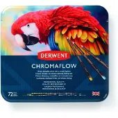 Derwent Chromaflow -värikynälajitelma, 72-osainen