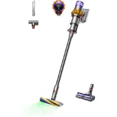 Dyson V15 Detect Absolute, 2-in-1-varsi-imuri, Pussiton, Ruostumaton teräs, 0,77 L, Kuiva, HEPA (494719-01)