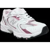New Balance 530 Kids Bungee Lace - White - 28