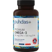 Puhdas+ Premium Omega-3 EPA &amp; DHA 300mg 160 kaps.