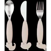 Done by Deer Deer Friends Easy-grip aterinsetti 3 osaa Puuteri