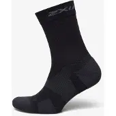 2XU Vectr Cushion Crew Socks Black/Titanium Urheilusukat XL
