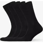 Amanda Christensen Bamboo Crew Sock 4-Pack - Black - 43-46