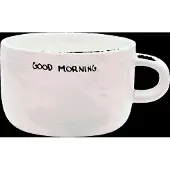 Anna + Nina Good Morning Cappuccino Mug - Cream - 30 CL