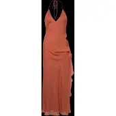 Bardot Cyrel Cut Out Maxi Dress - Orange - XL