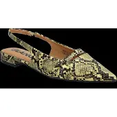 Bianco Biabari Pointy Flat Slingback Faux Leather - Multi/patterned - 38