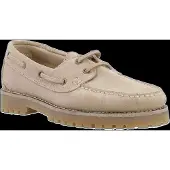 Bianco Biacapri Boat Shoe Suede - Cream - 37