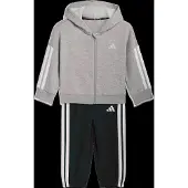 Adidas Treenipuku meleerattu harmaa / musta / valkoinen