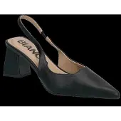 Bianco Biamaralyn Slingback Smooth Faux Leather - Black - 40