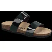 Bianco Biabetricia Twin Strap Sandal Patent Leather - Black - 37
