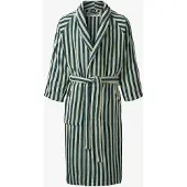 Bongusta Naram Bathrobe - Seafoam & Deep Teal - Green - L/XL 138 cm