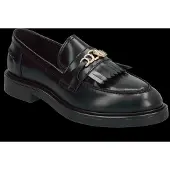 Bianco Biaadda Fringe Chain Loafer Polido - Black - 39
