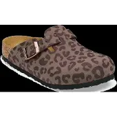 Birkenstock Boston Kids Bfbc Print Leo Mocca - Brown - 27