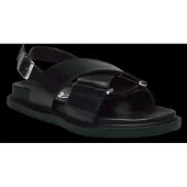 Bianco Biaoslo Cross Sandal Faux Leather - Black - 36