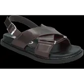 Bianco Biaoslo Cross Sandal Faux Leather - Brown - 39