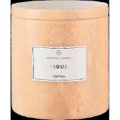 Blomus Scented Travertine Candle - 11 Cm, Ø 10 Cm - Frabli - Indian Tan - Pink - L 100CM