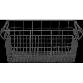 Blomus Storage Basket - 17 X 37 X 27 Cm - Kago - Anthracite - Grey - L 27CM