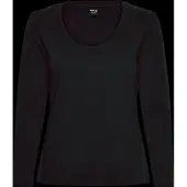 BOSS Waffle_Ls-Shirt Cn - Black - XS