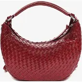 Adax Salerno Shoulder Bag Marlin - Burgundy - ONE SIZE