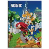 Sonic Fleece - Son 023 - Multi/patterned - 100X140CM