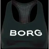 Björn Borg Women's Borg Mid Support Sports Bra Black Beauty Alusvaatteet M