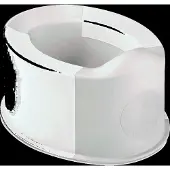 Buubla Foldable Potty - White - ONE SIZE