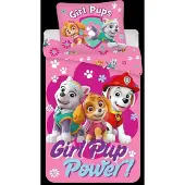 Paw Patrol Bed Linen Junior Pp 1023 C - 100X135, 40X60 Cm - Pink - 100X135.40X60CM
