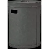Blomus Laundry Basket L - 54 Cm, Ø 40 Cm, 67,5 L - Sahla - Pewter - Grey - L 40CM