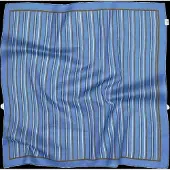 Becksöndergaard Scallopia Striped Cotta Scarf - Blue - ONE SIZE