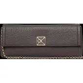 Calvin Klein Emblem Hw Pebble Clutch - Brown - ONE SIZE
