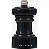 Cole & Mason Saltkvarn Gloss Hoxton Fra - Black - Ø 5.5 cm