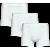 Bread & boxers 3-Pack Trunk - White - S