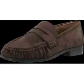 Bianco Biacarma Penny Loafer Faux Suede - Brown - 39