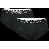 Emporio Armani Ladies Knitted Bi-Pa - Black - XL