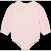 En fant Romper Ls Dobby - Cream - 92