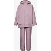 CeLaVi Basic Rainwear Set -Solid Pu - Pink - 98-104